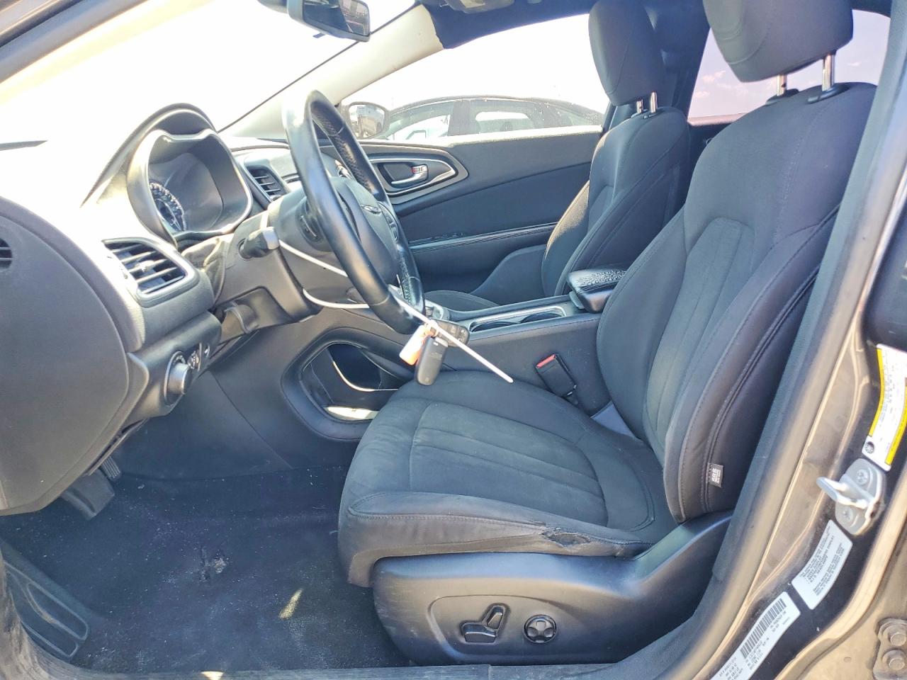 2015 Chrysler 200 Limited Gray vin: 1C3CCCAB7FN645122