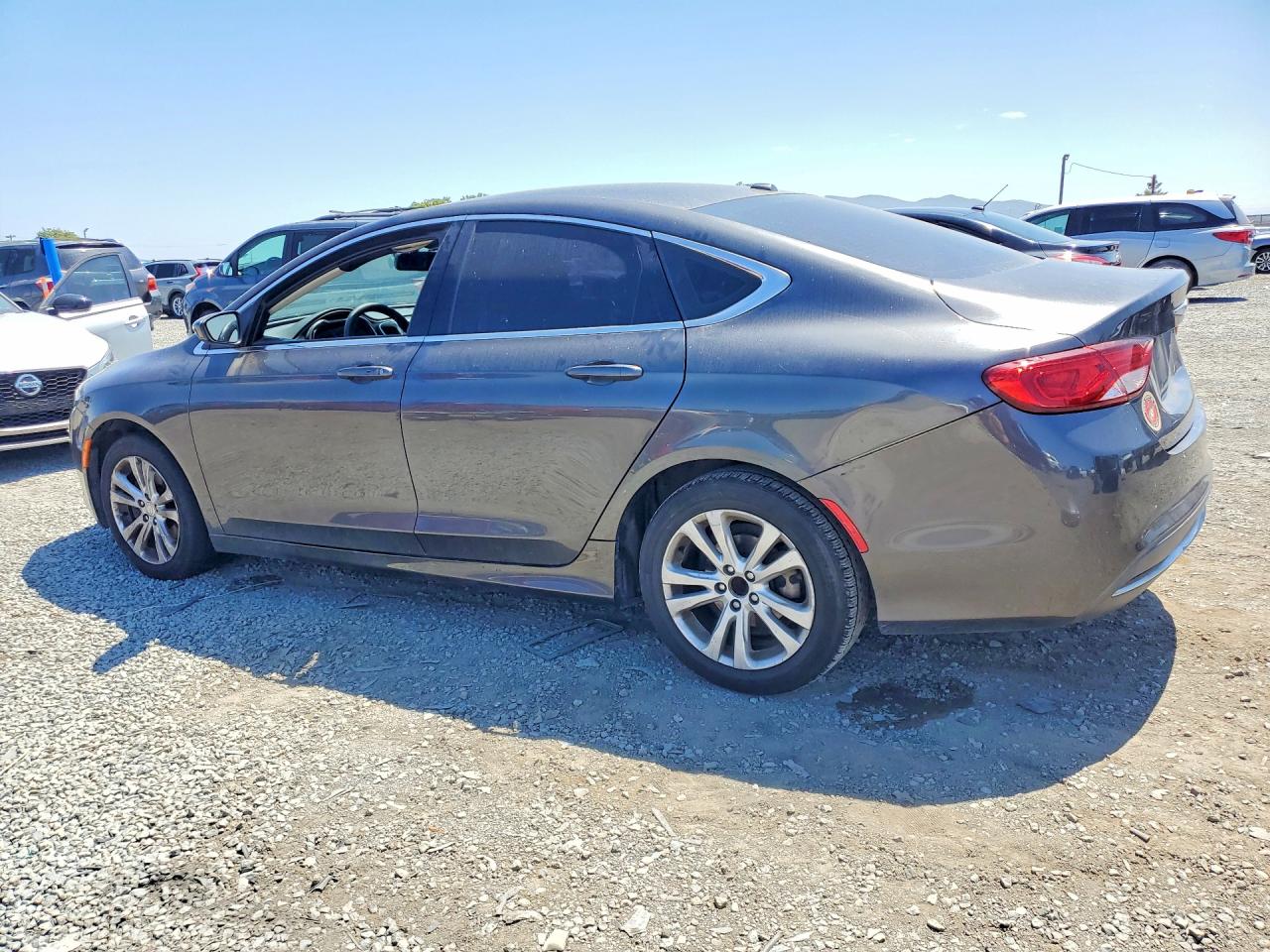 2015 Chrysler 200 Limited Gray vin: 1C3CCCAB7FN645122