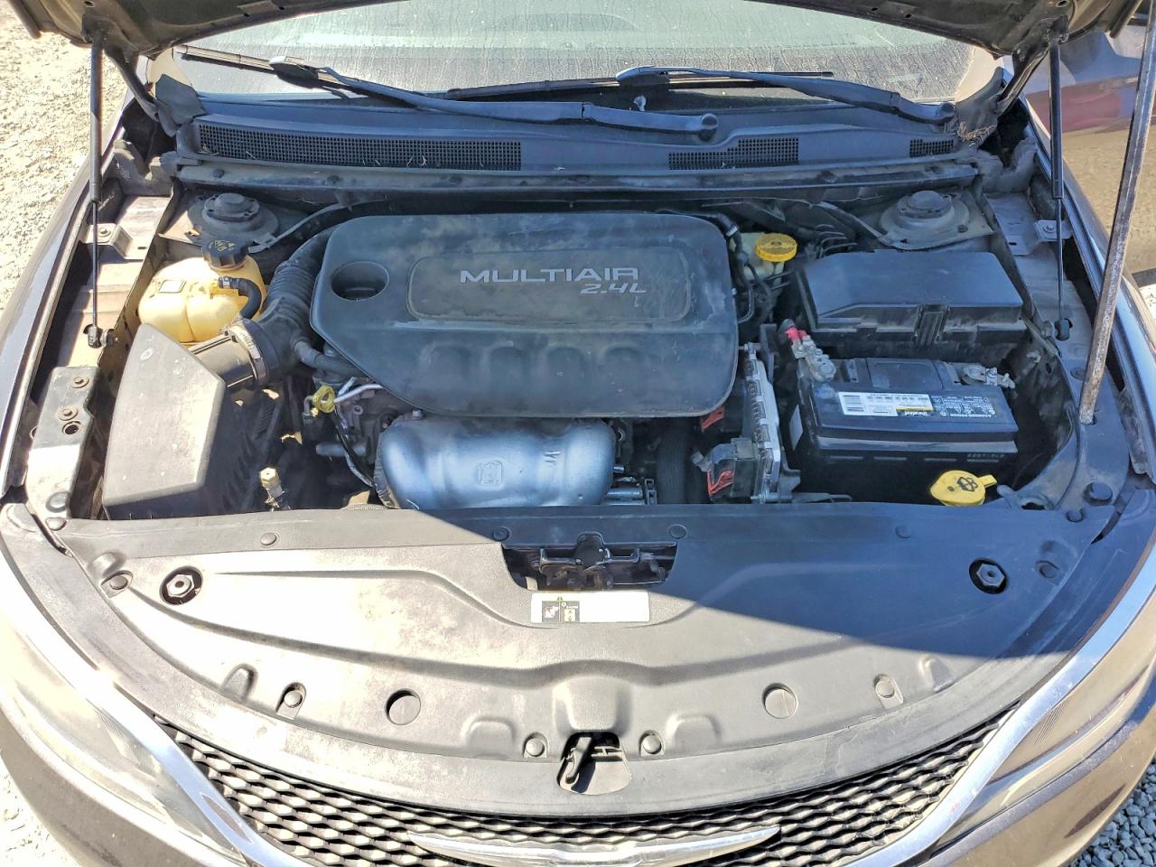 2015 Chrysler 200 Limited Gray vin: 1C3CCCAB7FN645122