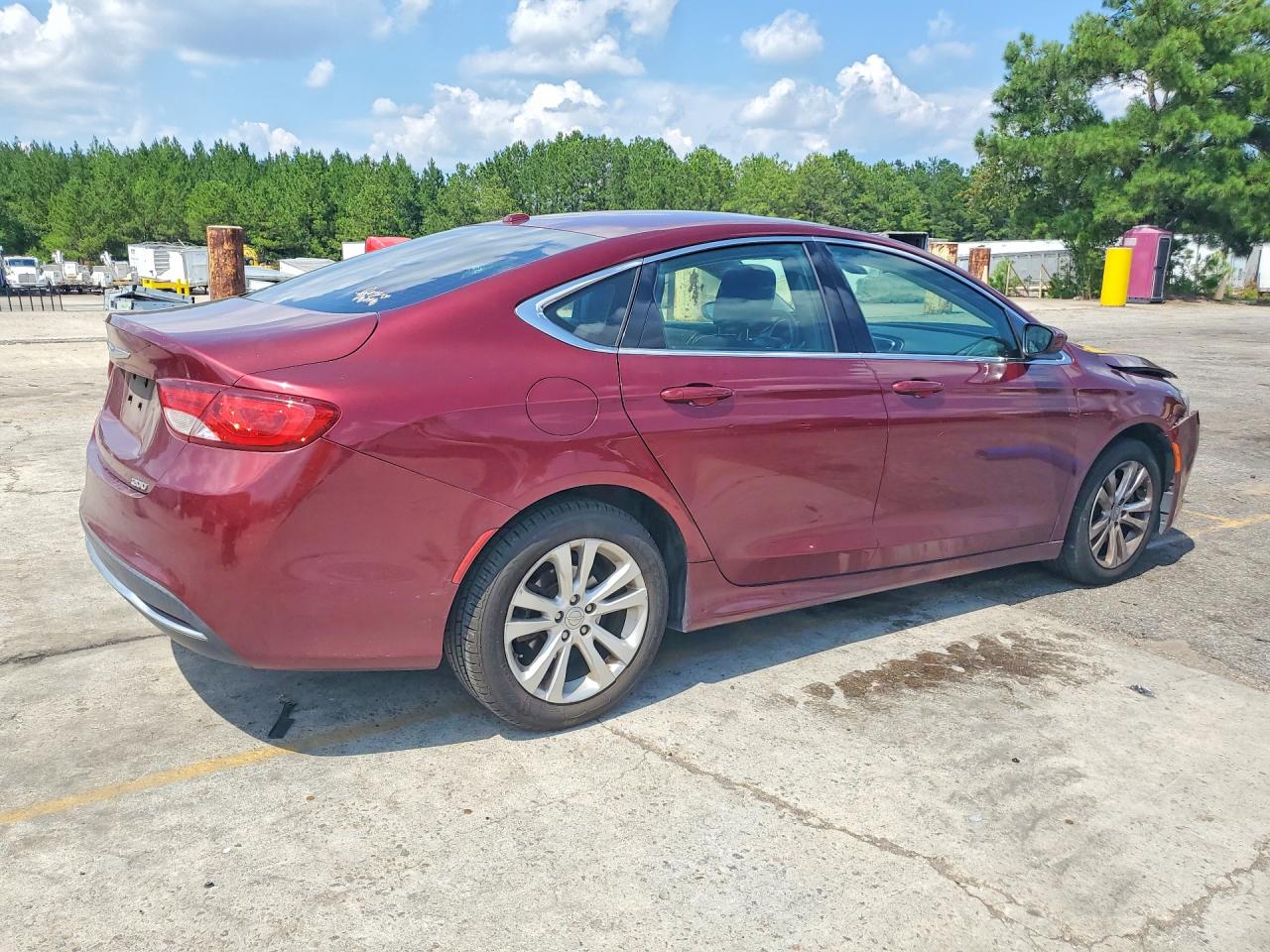 2015 Chrysler 200 Limited Burgundy vin: 1C3CCCAB7FN649333