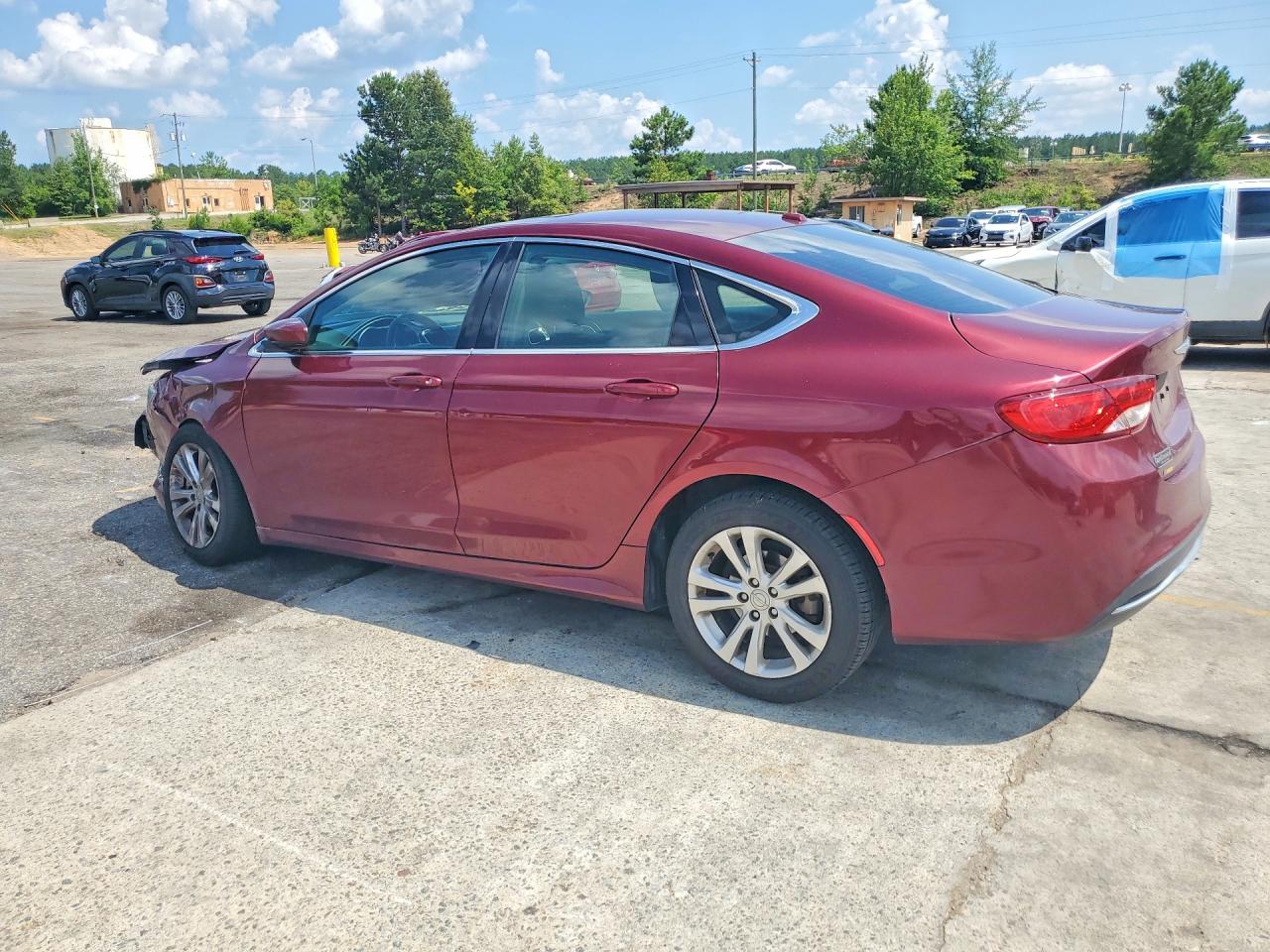 2015 Chrysler 200 Limited Burgundy vin: 1C3CCCAB7FN649333