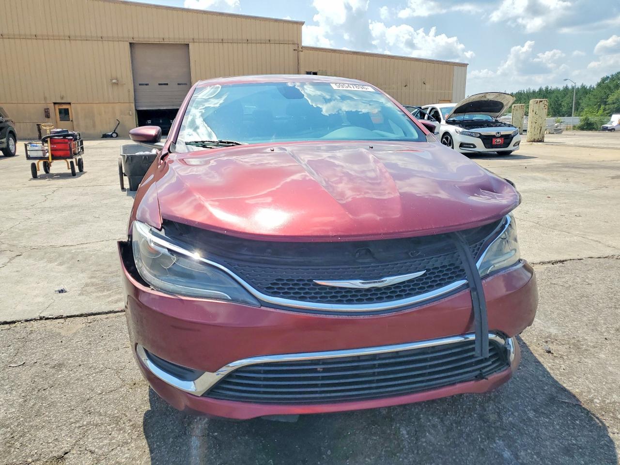 2015 Chrysler 200 Limited Burgundy vin: 1C3CCCAB7FN649333