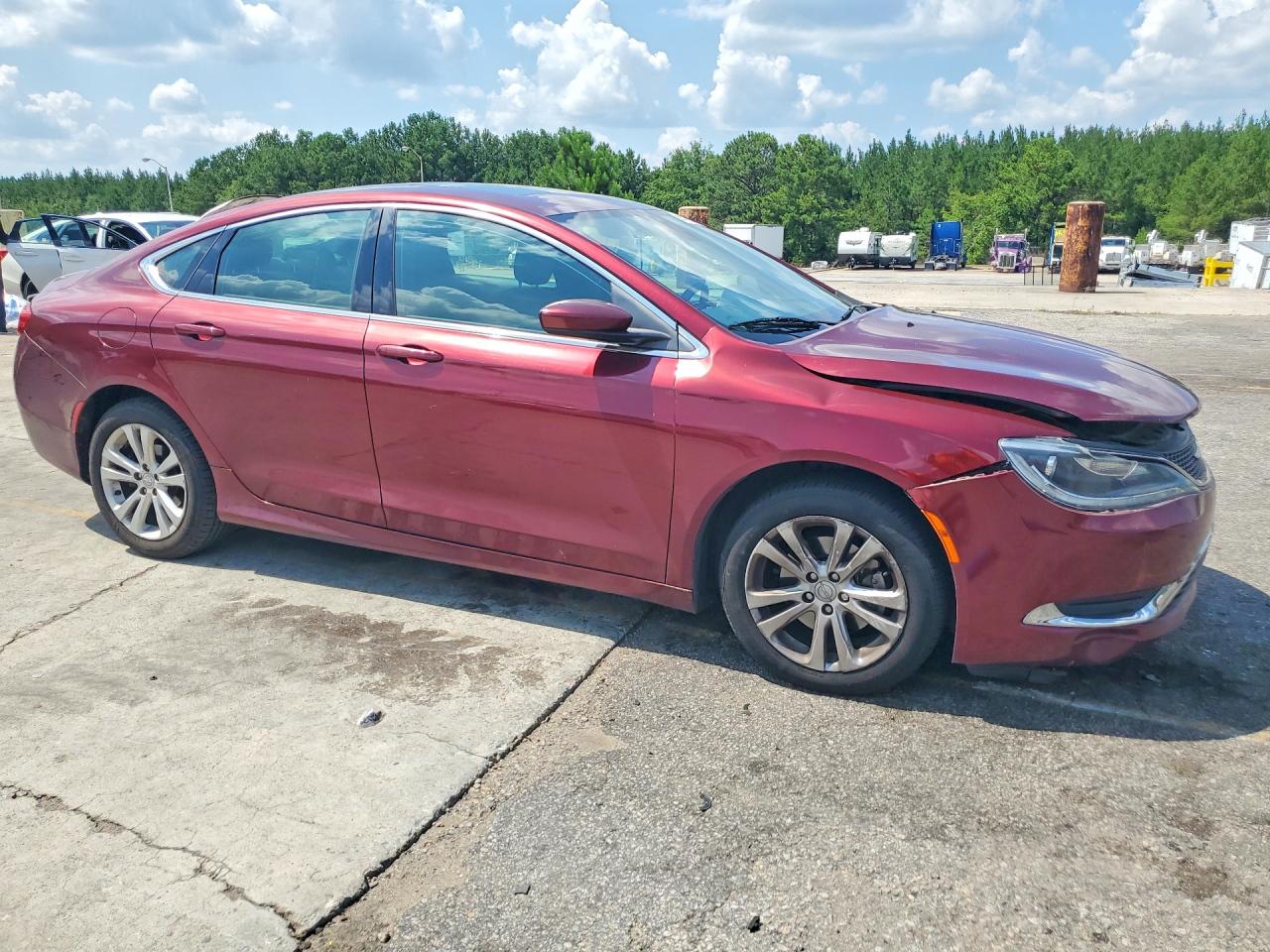 2015 Chrysler 200 Limited Burgundy vin: 1C3CCCAB7FN649333