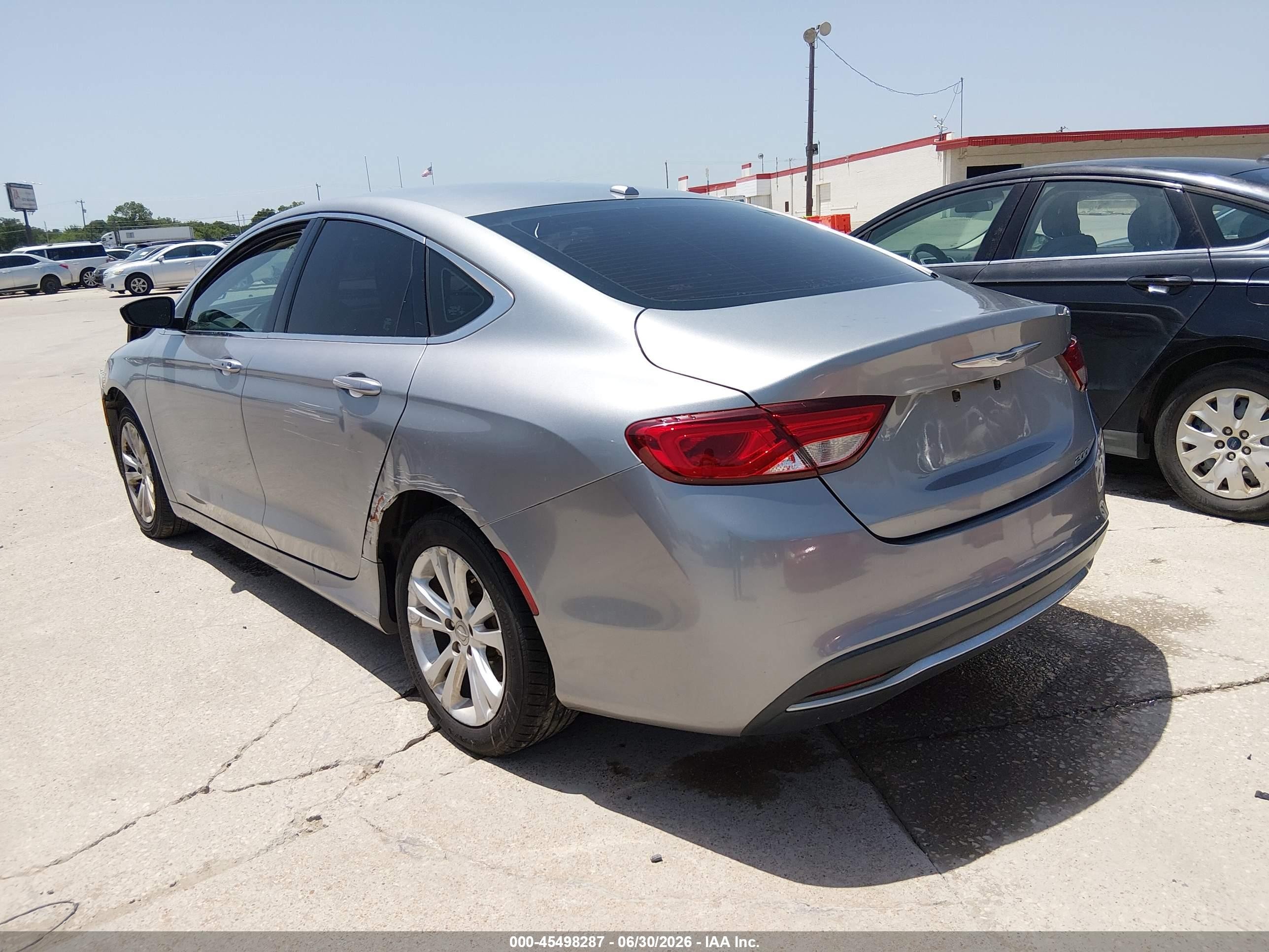 2015 Chrysler 200 Limited Gray vin: 1C3CCCAB7FN658078