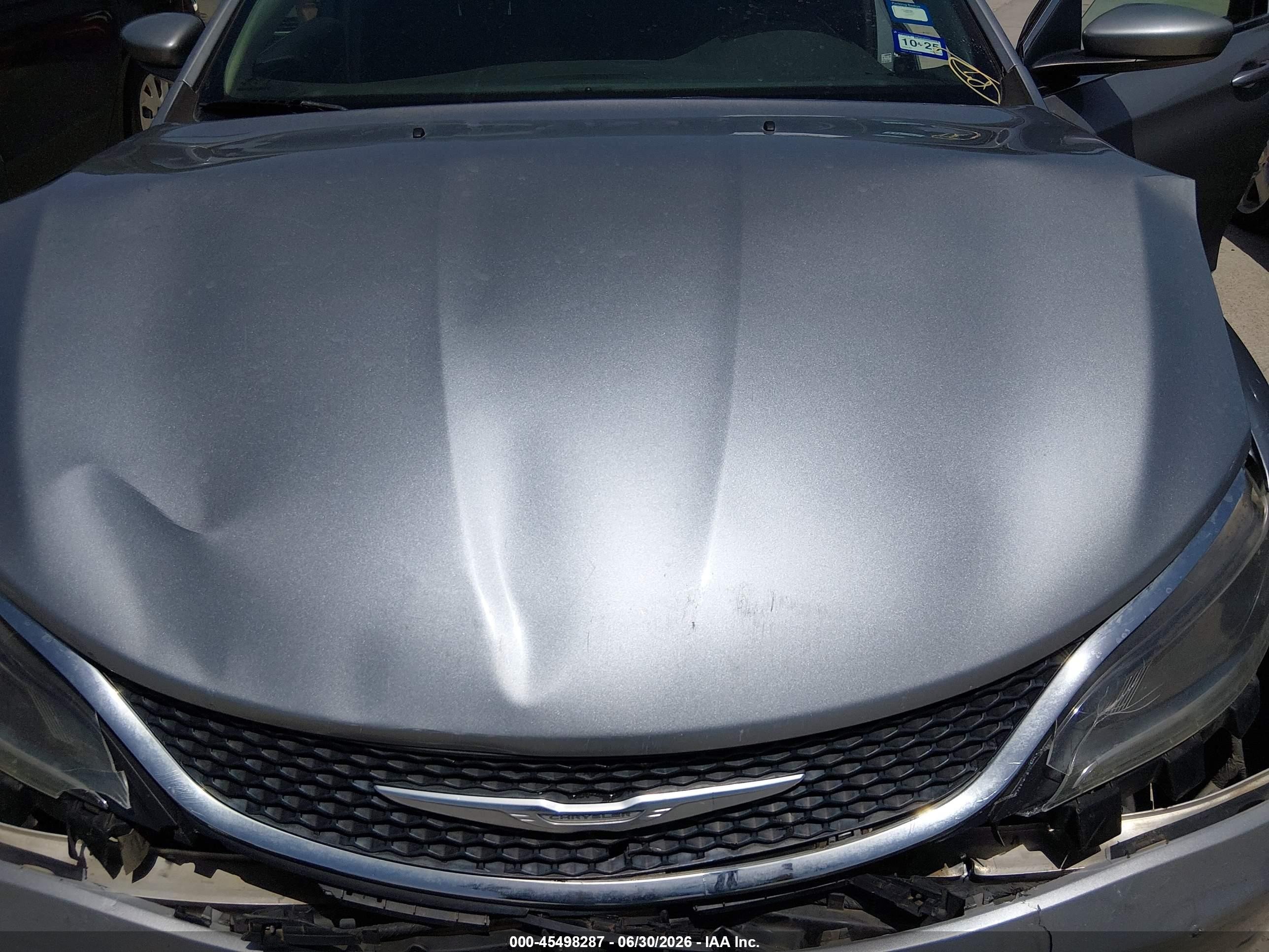 2015 Chrysler 200 Limited Gray vin: 1C3CCCAB7FN658078