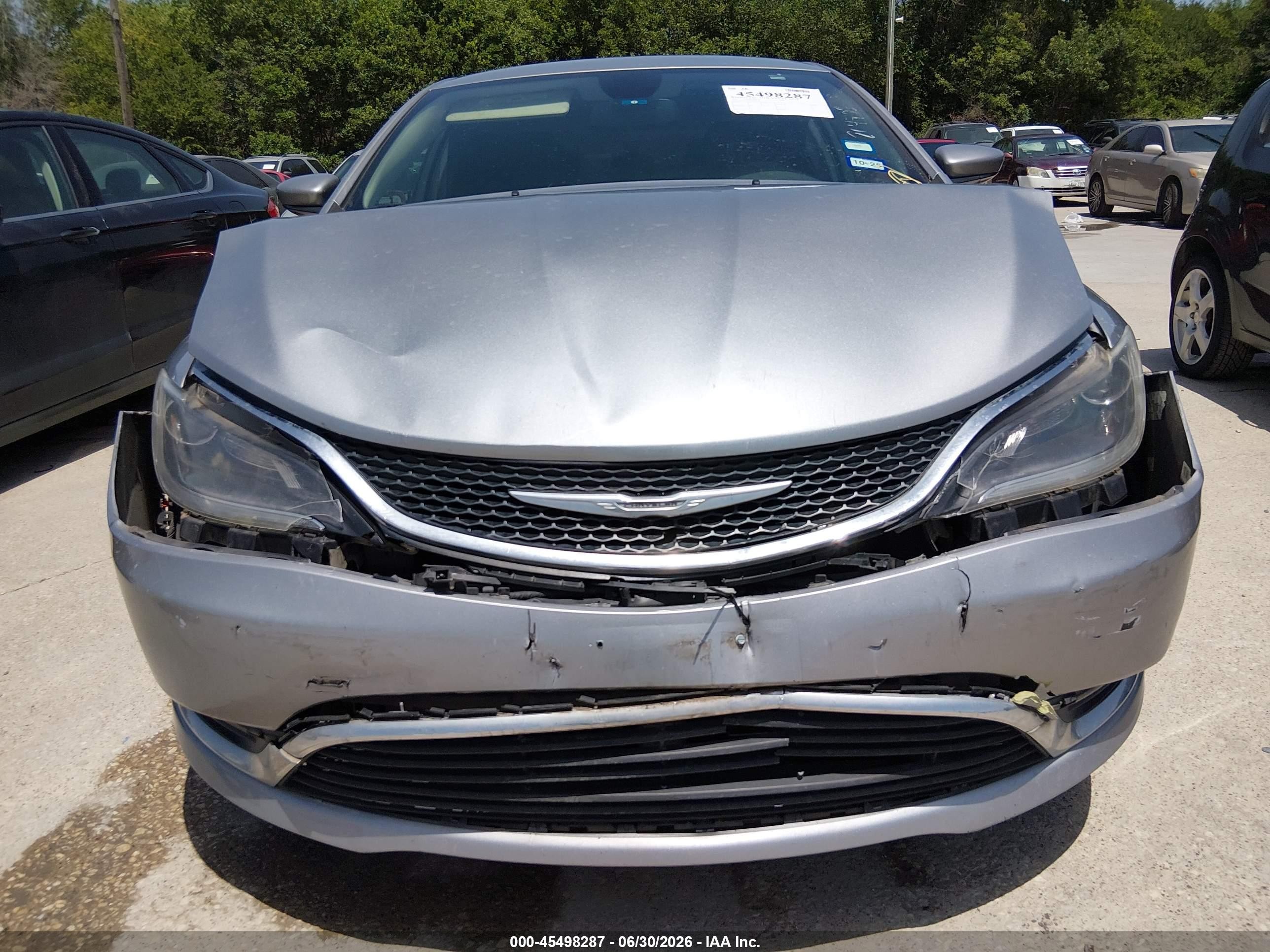 2015 Chrysler 200 Limited Gray vin: 1C3CCCAB7FN658078