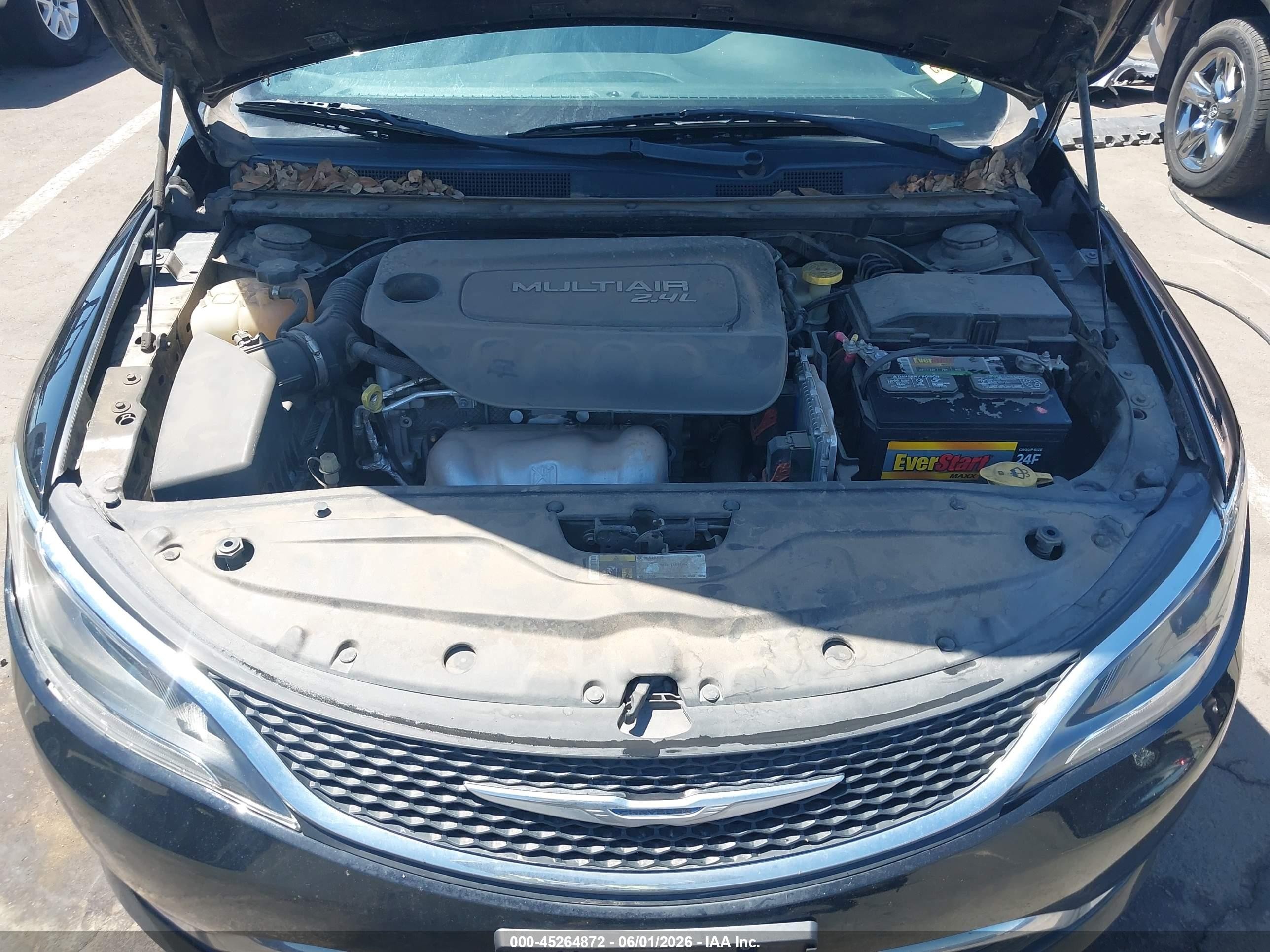 2015 Chrysler 200 Limited Черный vin: 1C3CCCAB7FN669551