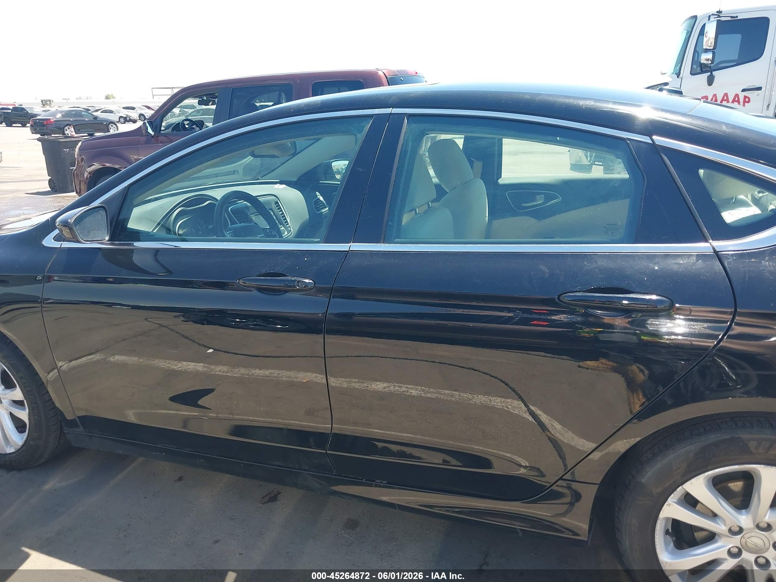 2015 Chrysler 200 Limited Черный vin: 1C3CCCAB7FN669551