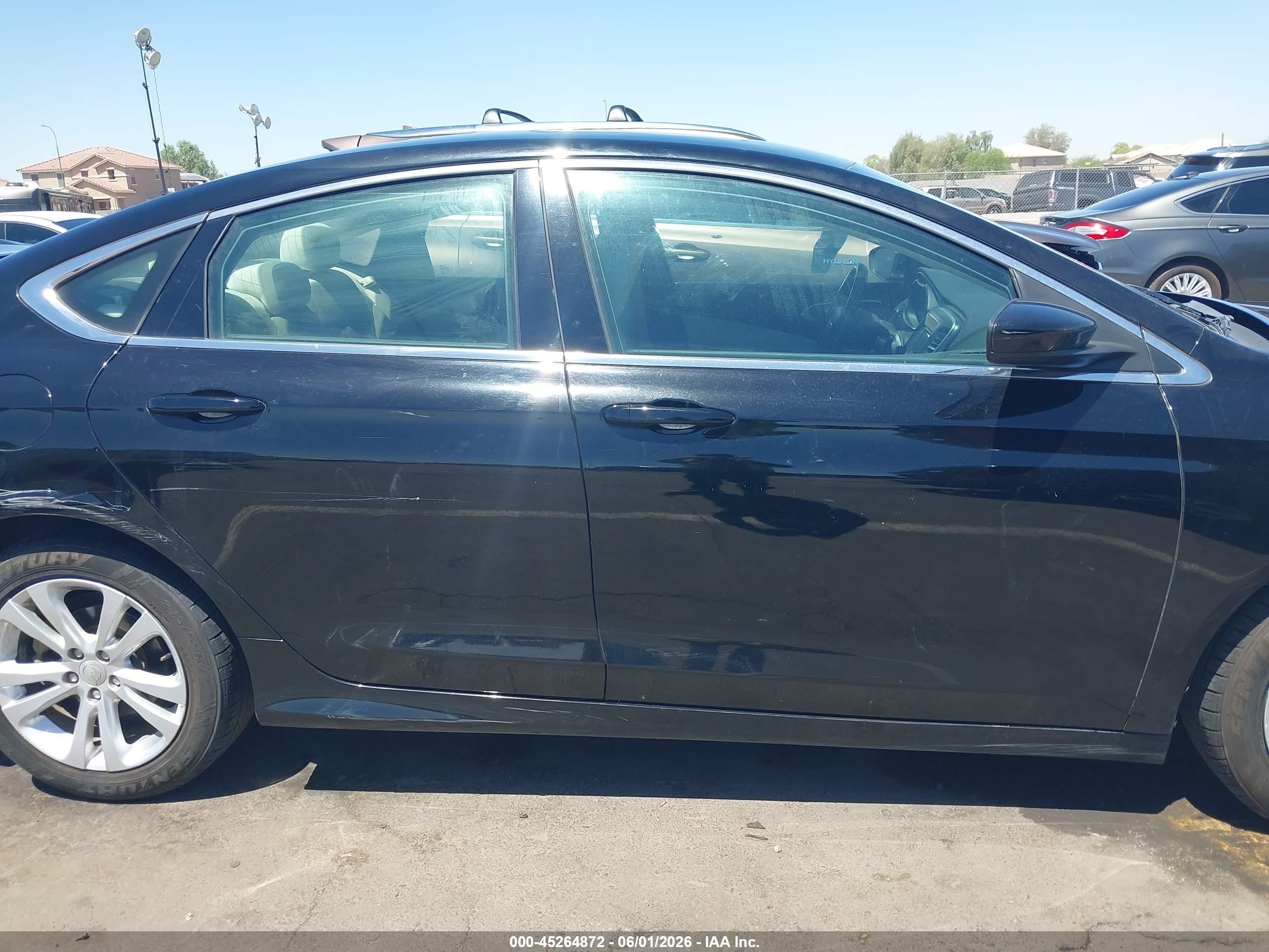 2015 Chrysler 200 Limited Черный vin: 1C3CCCAB7FN669551