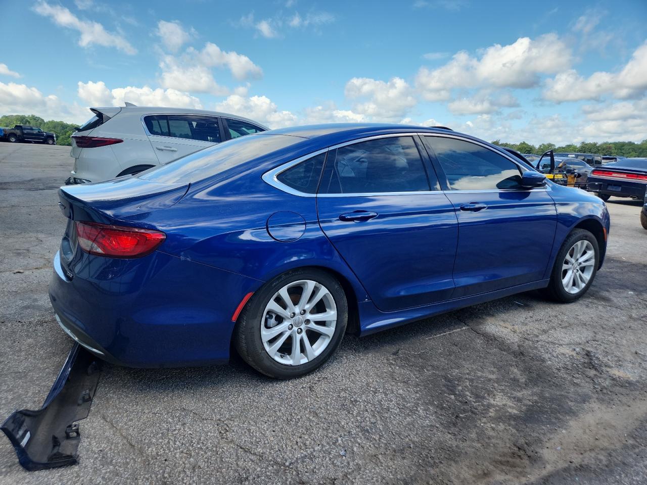 2015 Chrysler 200 Limited Blue vin: 1C3CCCAB7FN694286