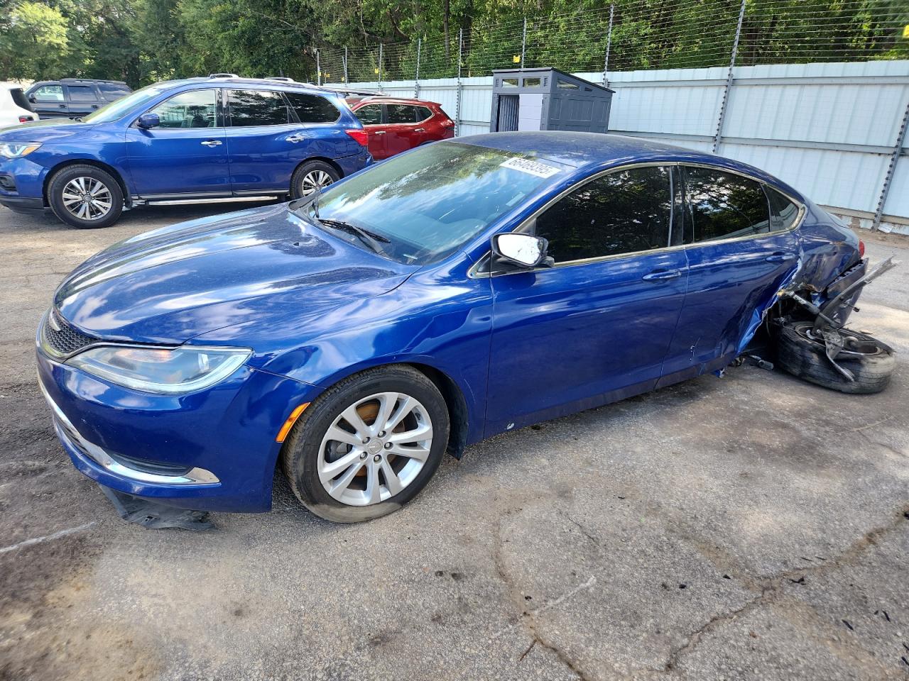 2015 Chrysler 200 Limited Синий vin: 1C3CCCAB7FN694286