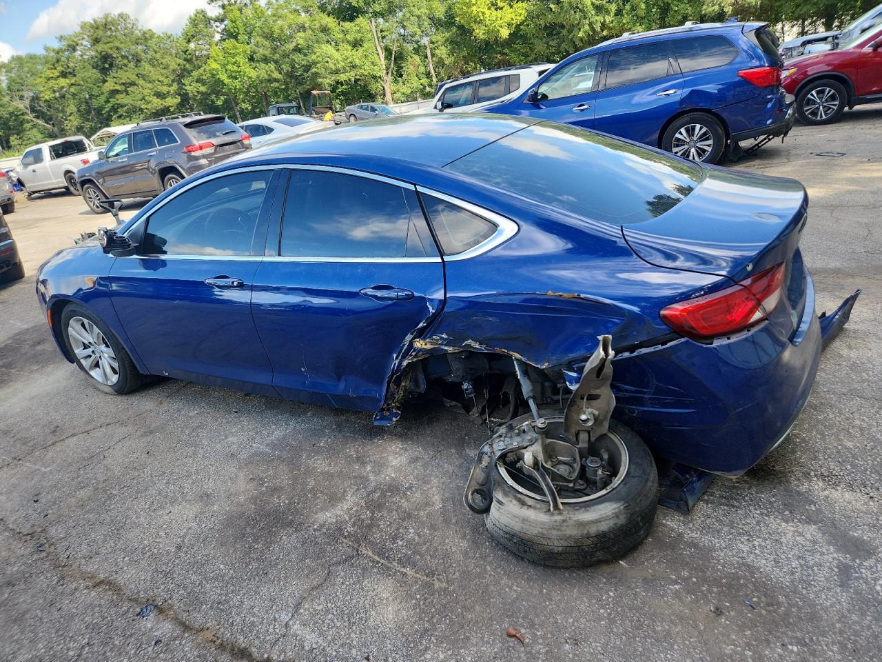 2015 Chrysler 200 Limited Blue vin: 1C3CCCAB7FN694286