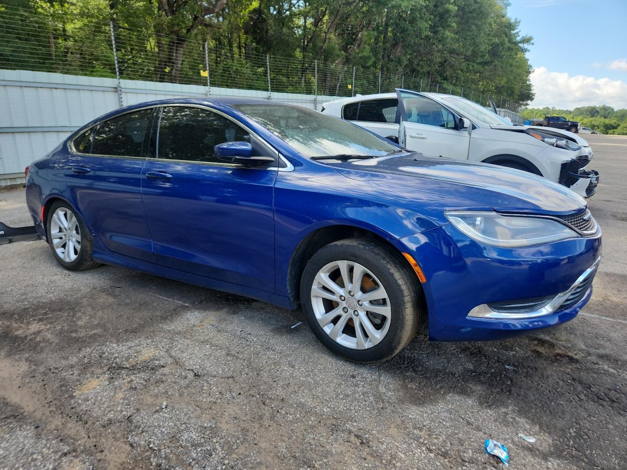 2015 Chrysler 200 Limited Blue vin: 1C3CCCAB7FN694286