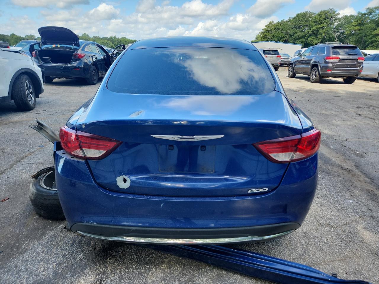 2015 Chrysler 200 Limited Blue vin: 1C3CCCAB7FN694286
