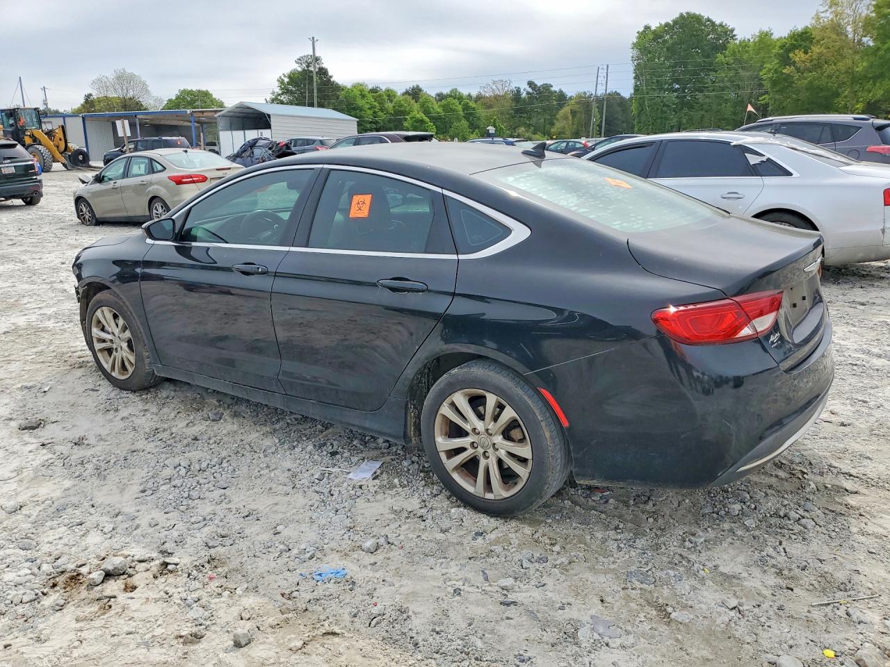 2015 Chrysler 200 Limited Black vin: 1C3CCCAB7FN697043