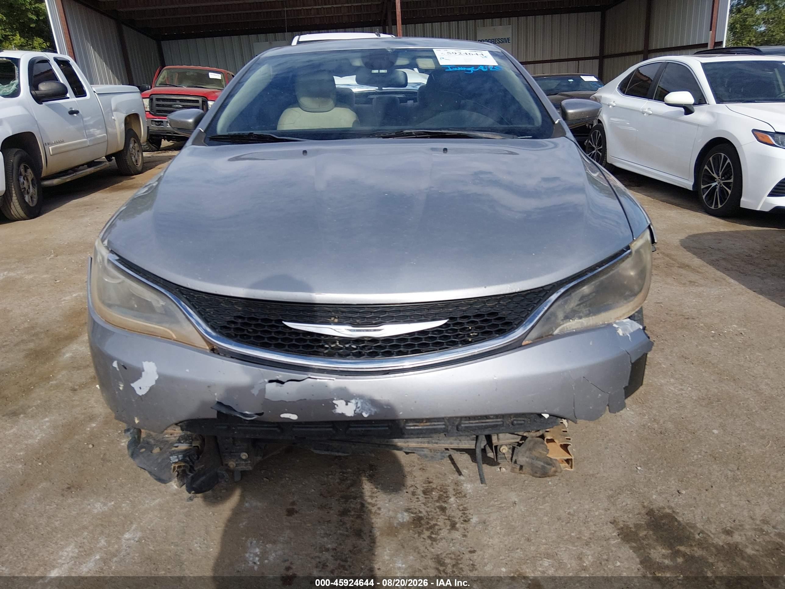 2015 Chrysler 200 Limited Silver vin: 1C3CCCAB7FN703164