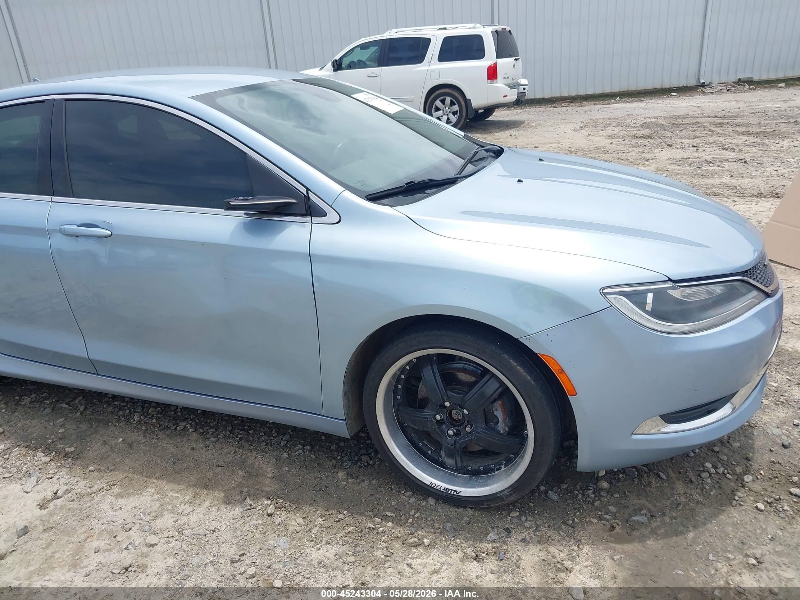 2015 Chrysler 200 Limited Light Blue vin: 1C3CCCAB7FN713144