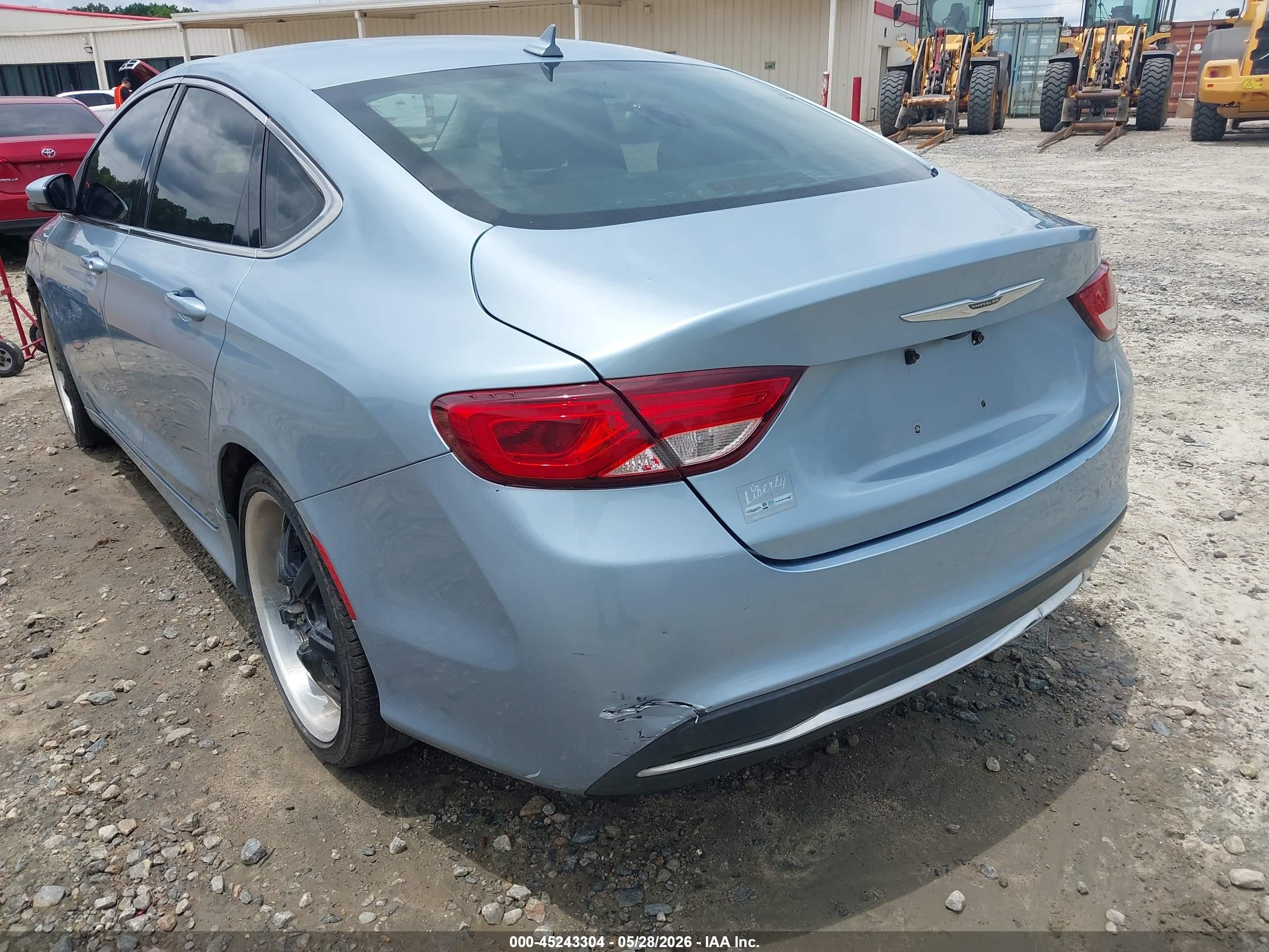 2015 Chrysler 200 Limited Light Blue vin: 1C3CCCAB7FN713144