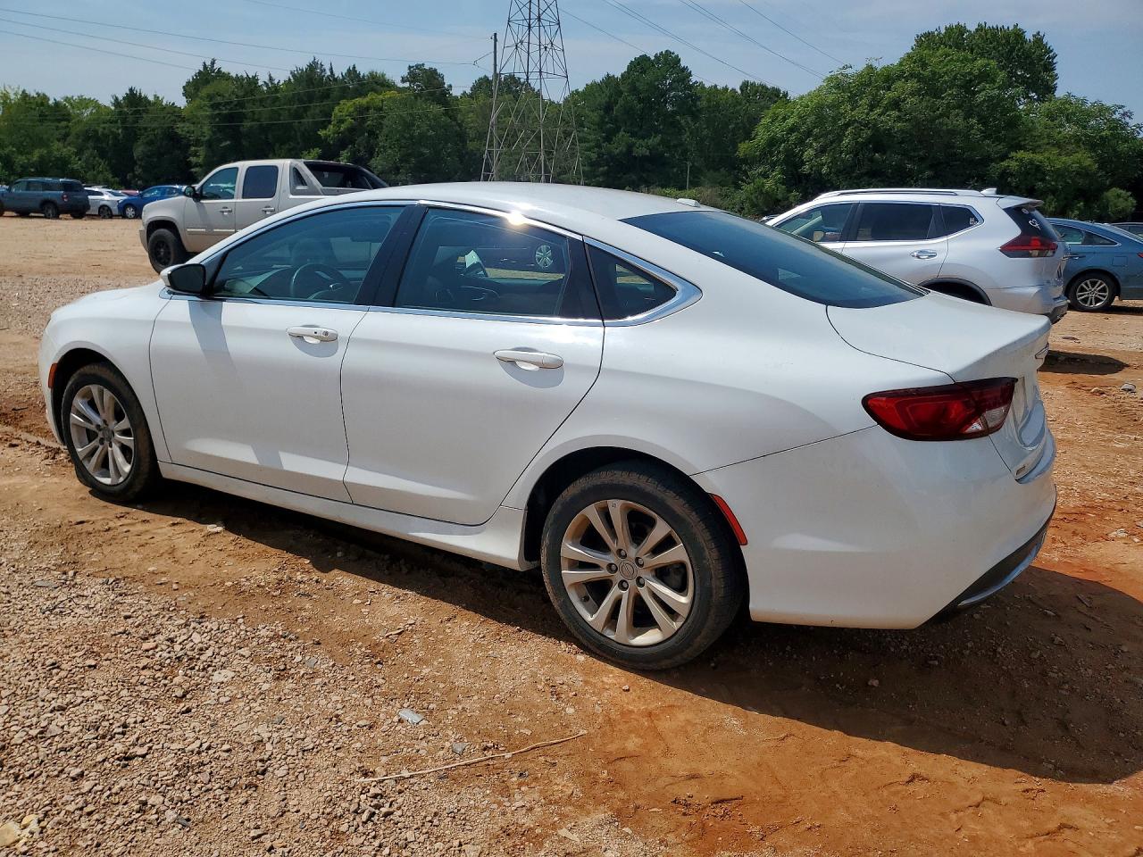 2015 Chrysler 200 Limited White vin: 1C3CCCAB7FN743129