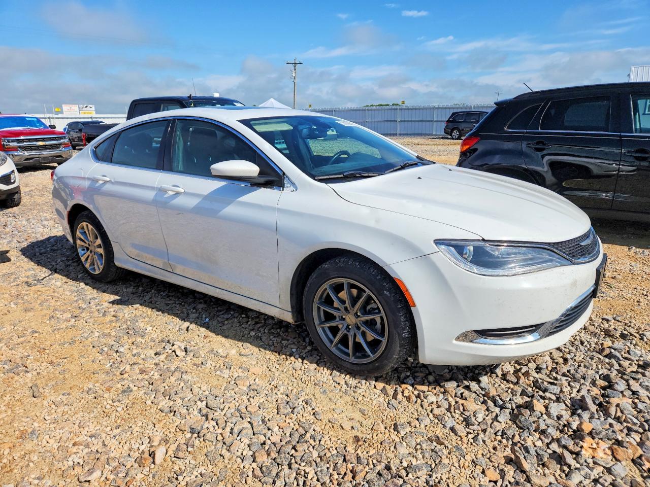 2016 Chrysler 200 Limited White vin: 1C3CCCAB7GN172811