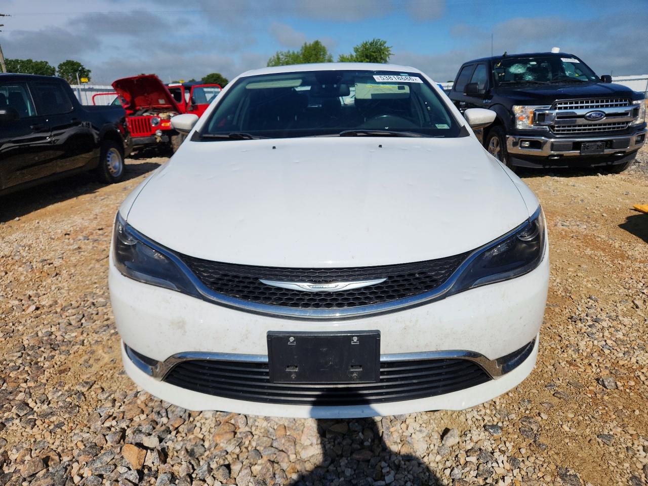 2016 Chrysler 200 Limited White vin: 1C3CCCAB7GN172811