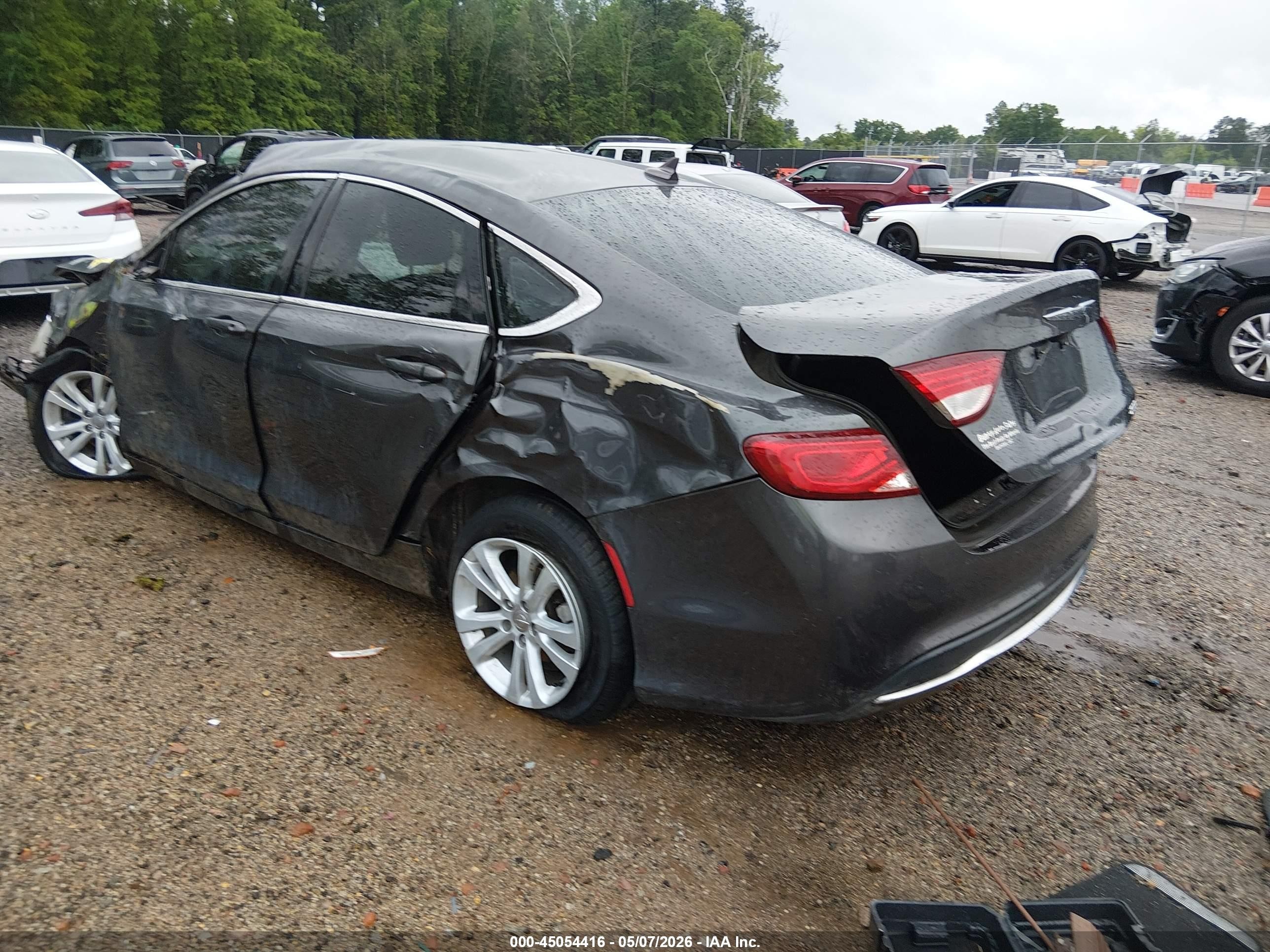 2016 Chrysler 200 Limited Platinum Gray vin: 1C3CCCAB7GN188426