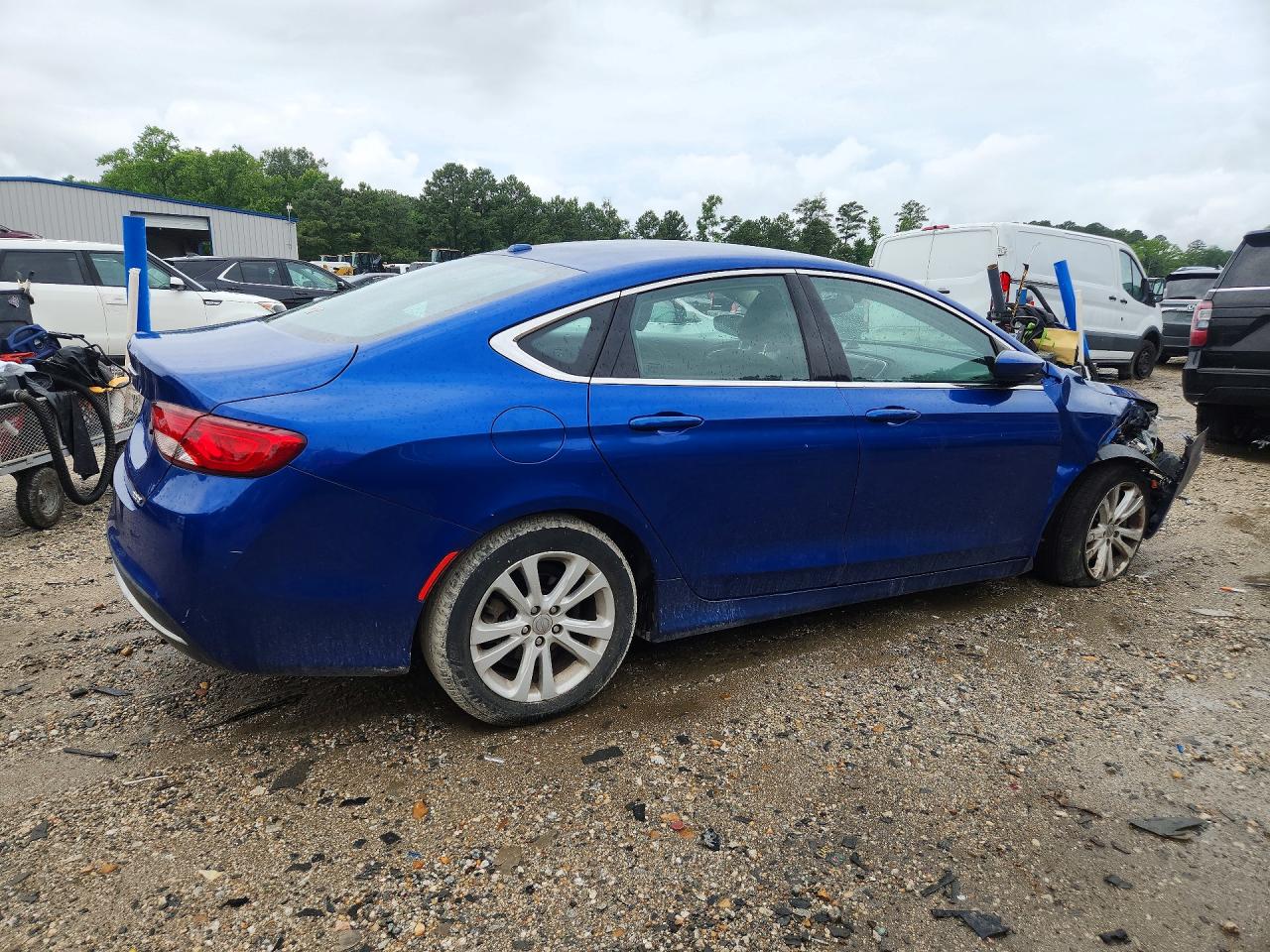 2015 Chrysler 200 Limited Синий vin: 1C3CCCAB8FN550486