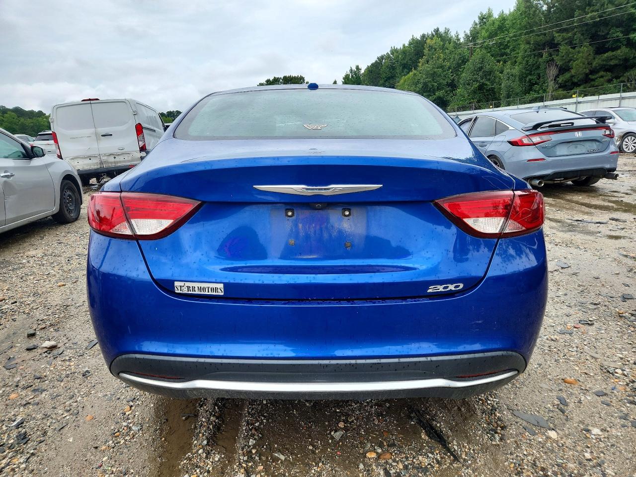 2015 Chrysler 200 Limited Синий vin: 1C3CCCAB8FN550486