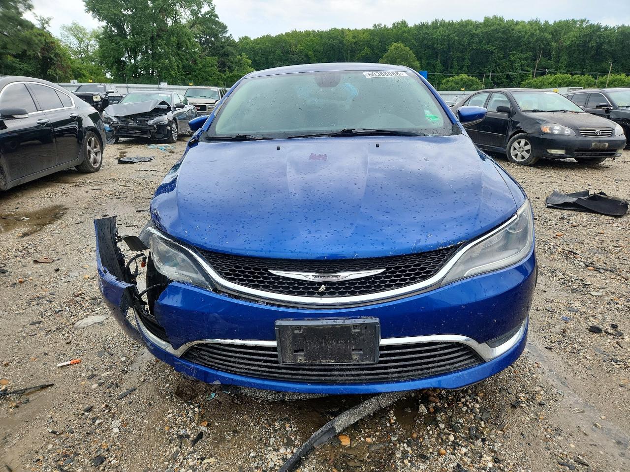 2015 Chrysler 200 Limited Синий vin: 1C3CCCAB8FN550486