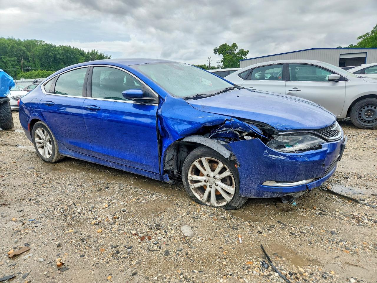 2015 Chrysler 200 Limited Синий vin: 1C3CCCAB8FN550486