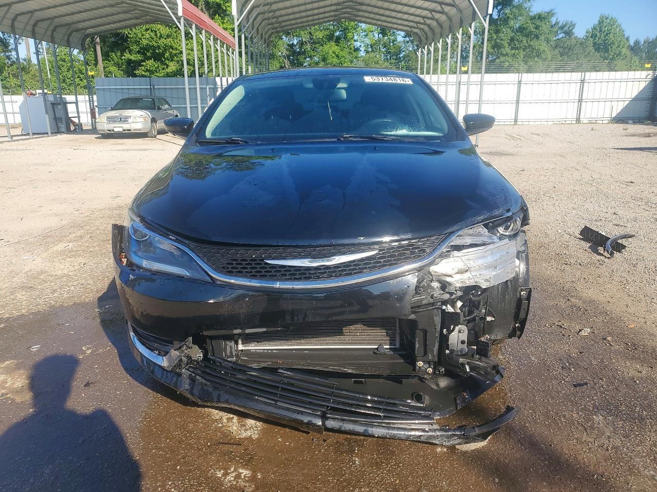 2015 Chrysler 200 Limited Black vin: 1C3CCCAB8FN552125