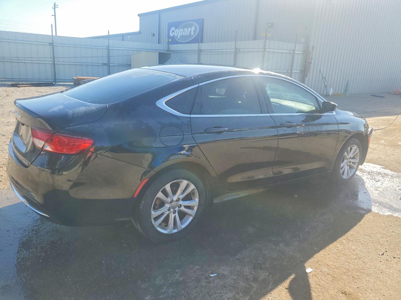 2015 Chrysler 200 Limited Black vin: 1C3CCCAB8FN552125