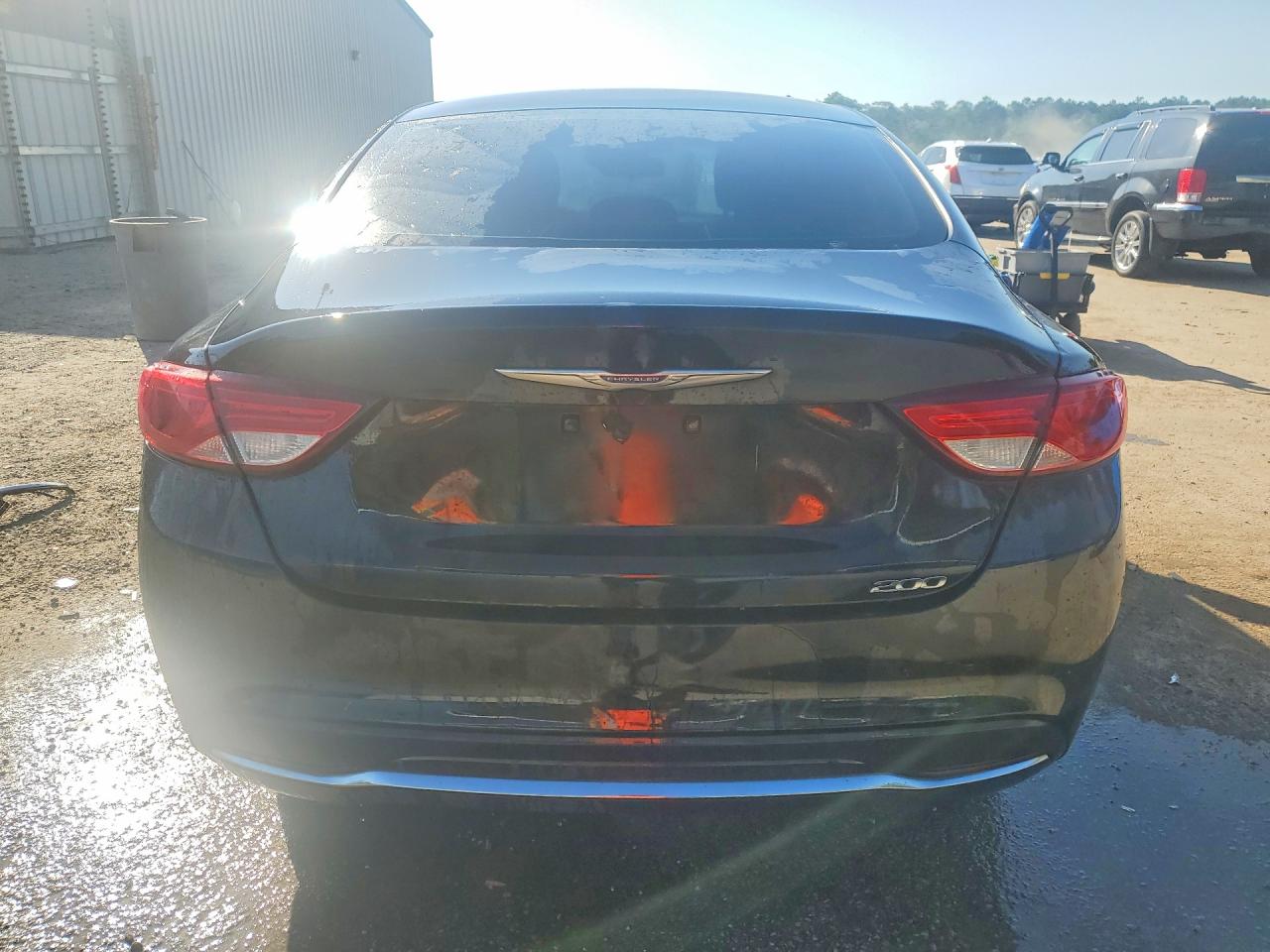 2015 Chrysler 200 Limited Black vin: 1C3CCCAB8FN552125
