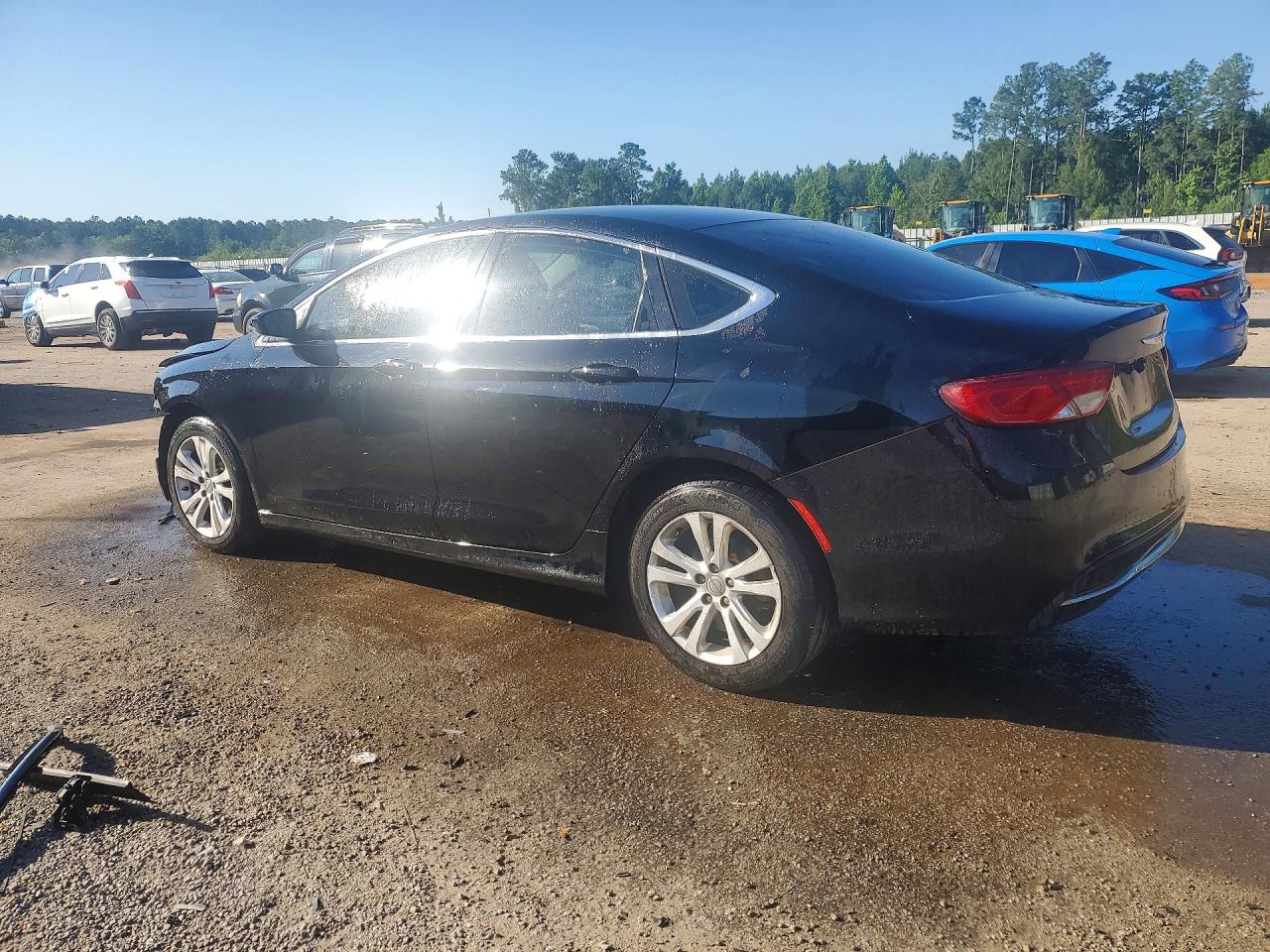 2015 Chrysler 200 Limited Black vin: 1C3CCCAB8FN552125
