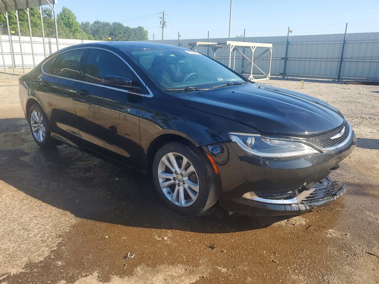 2015 Chrysler 200 Limited Black vin: 1C3CCCAB8FN552125
