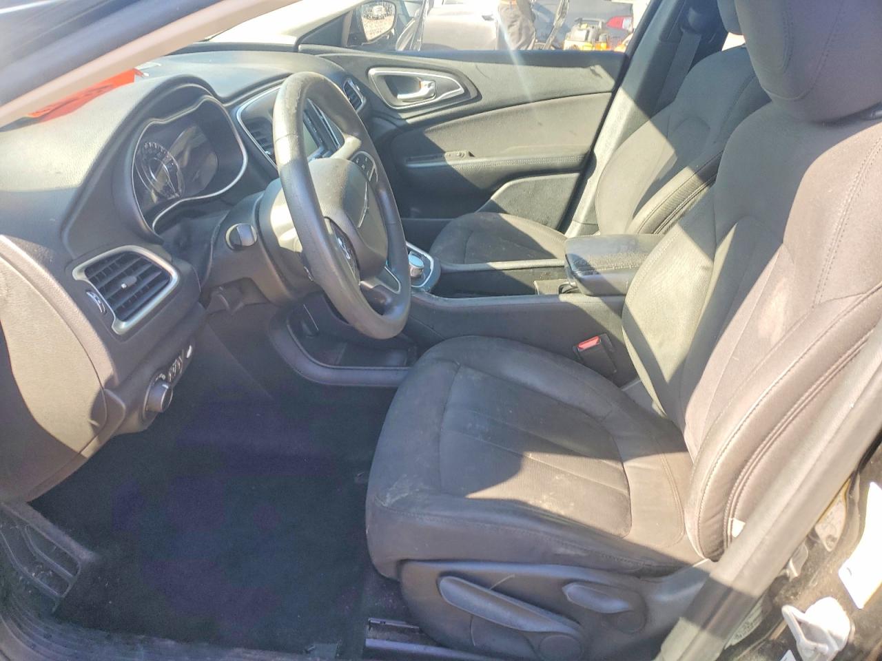 2015 Chrysler 200 Limited Black vin: 1C3CCCAB8FN552125