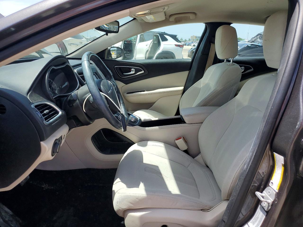 2015 Chrysler 200 Limited Charcoal vin: 1C3CCCAB8FN560077