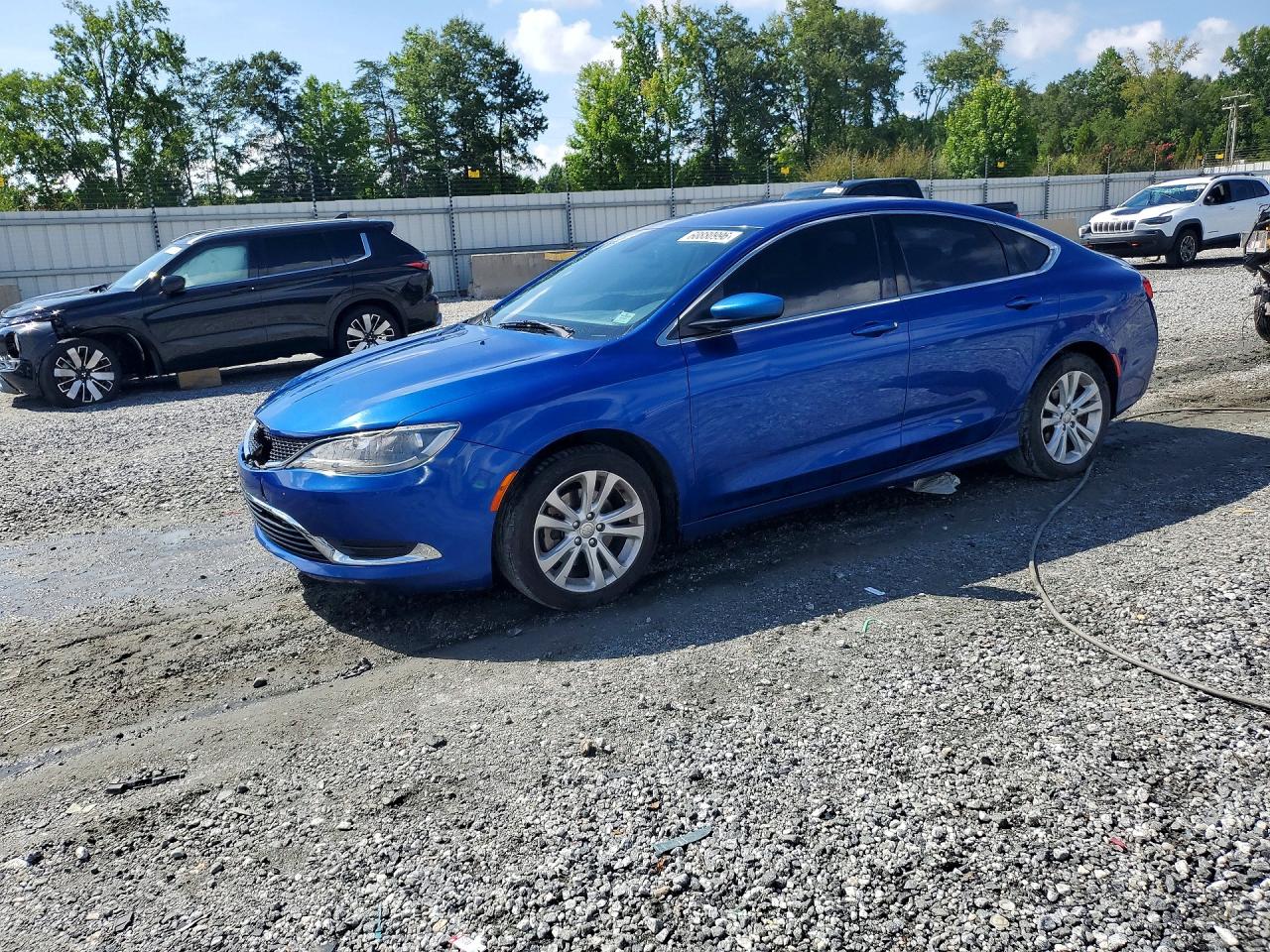 2015 Chrysler 200 Limited Blue vin: 1C3CCCAB8FN563013
