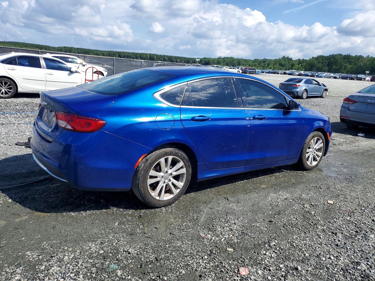 2015 Chrysler 200 Limited Blue vin: 1C3CCCAB8FN563013
