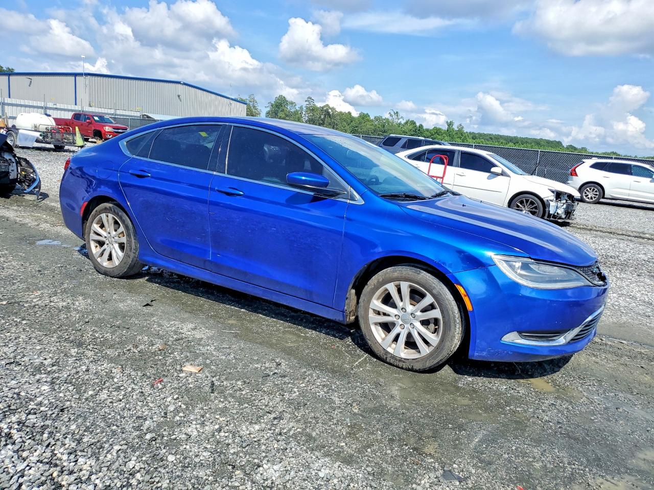 2015 Chrysler 200 Limited Blue vin: 1C3CCCAB8FN563013