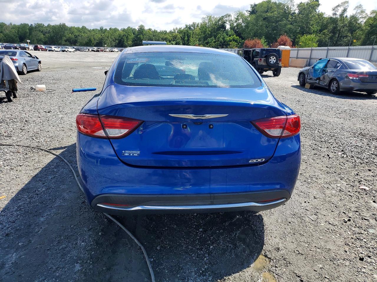 2015 Chrysler 200 Limited Blue vin: 1C3CCCAB8FN563013