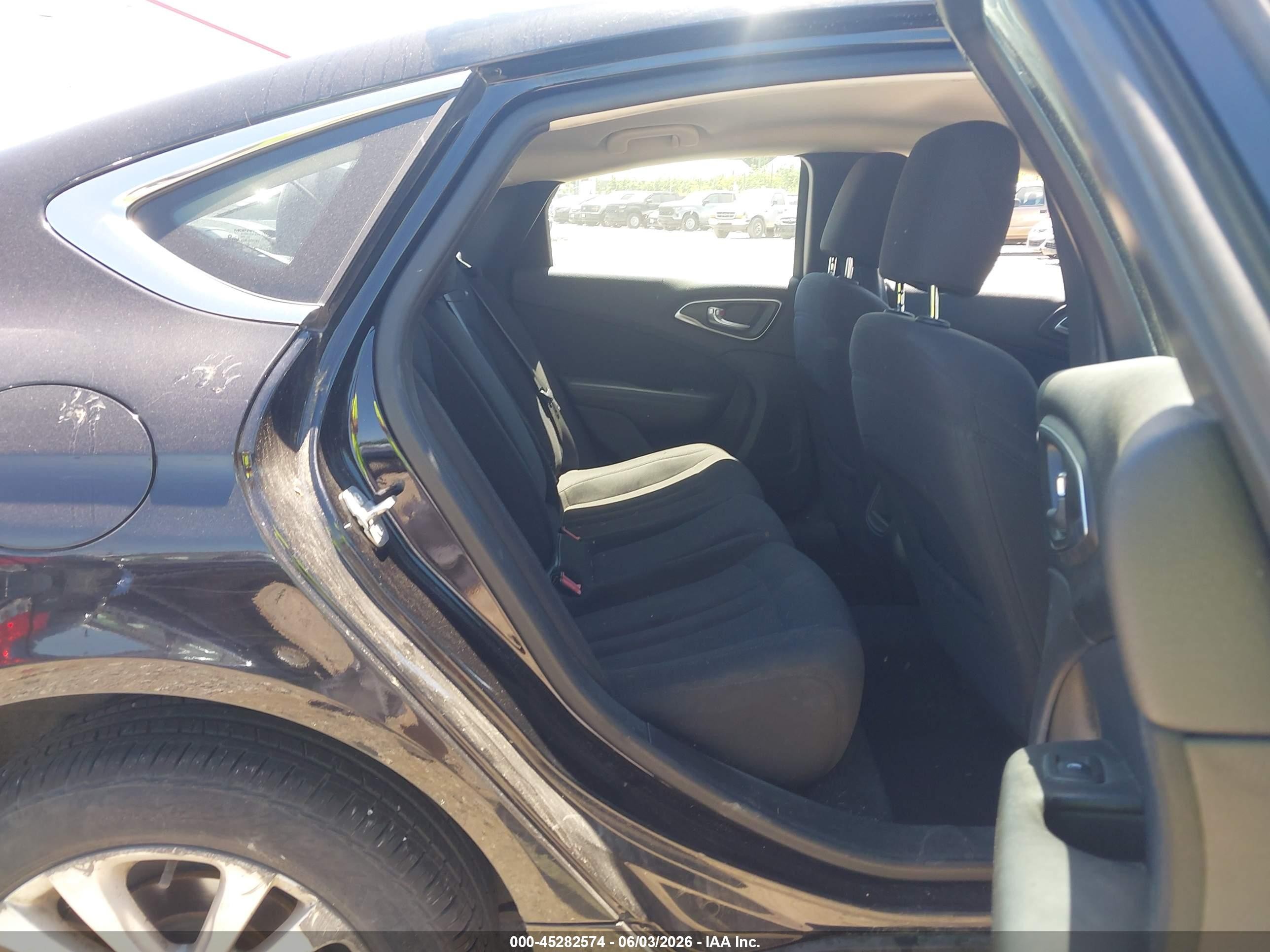2015 Chrysler 200 Limited Black vin: 1C3CCCAB8FN571869