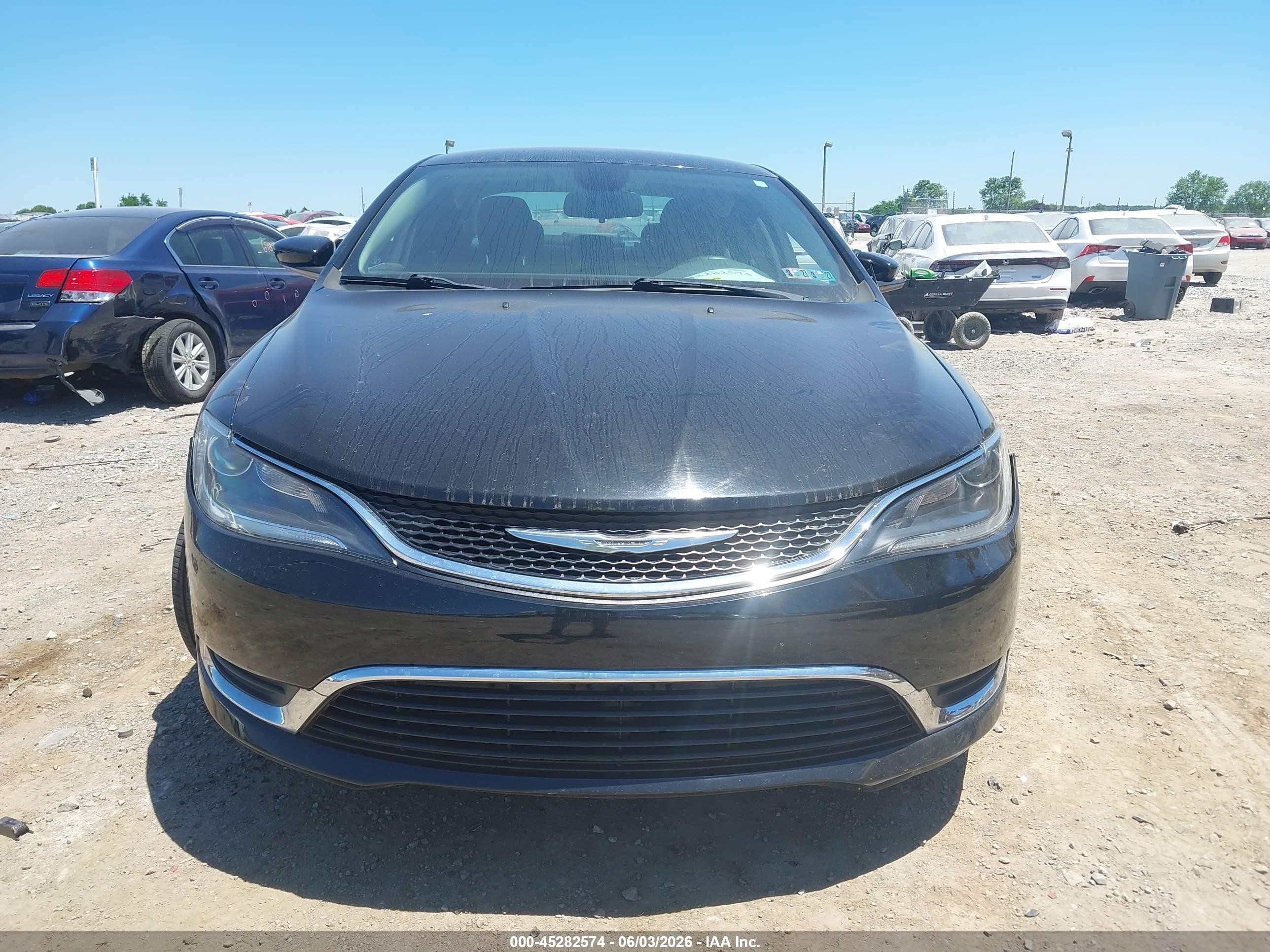 2015 Chrysler 200 Limited Black vin: 1C3CCCAB8FN571869