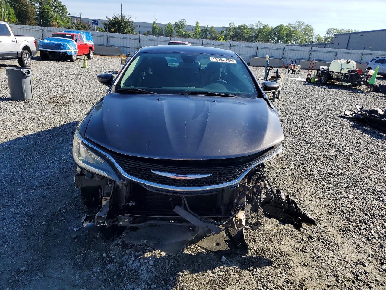 2015 Chrysler 200 Limited Gray vin: 1C3CCCAB8FN595363