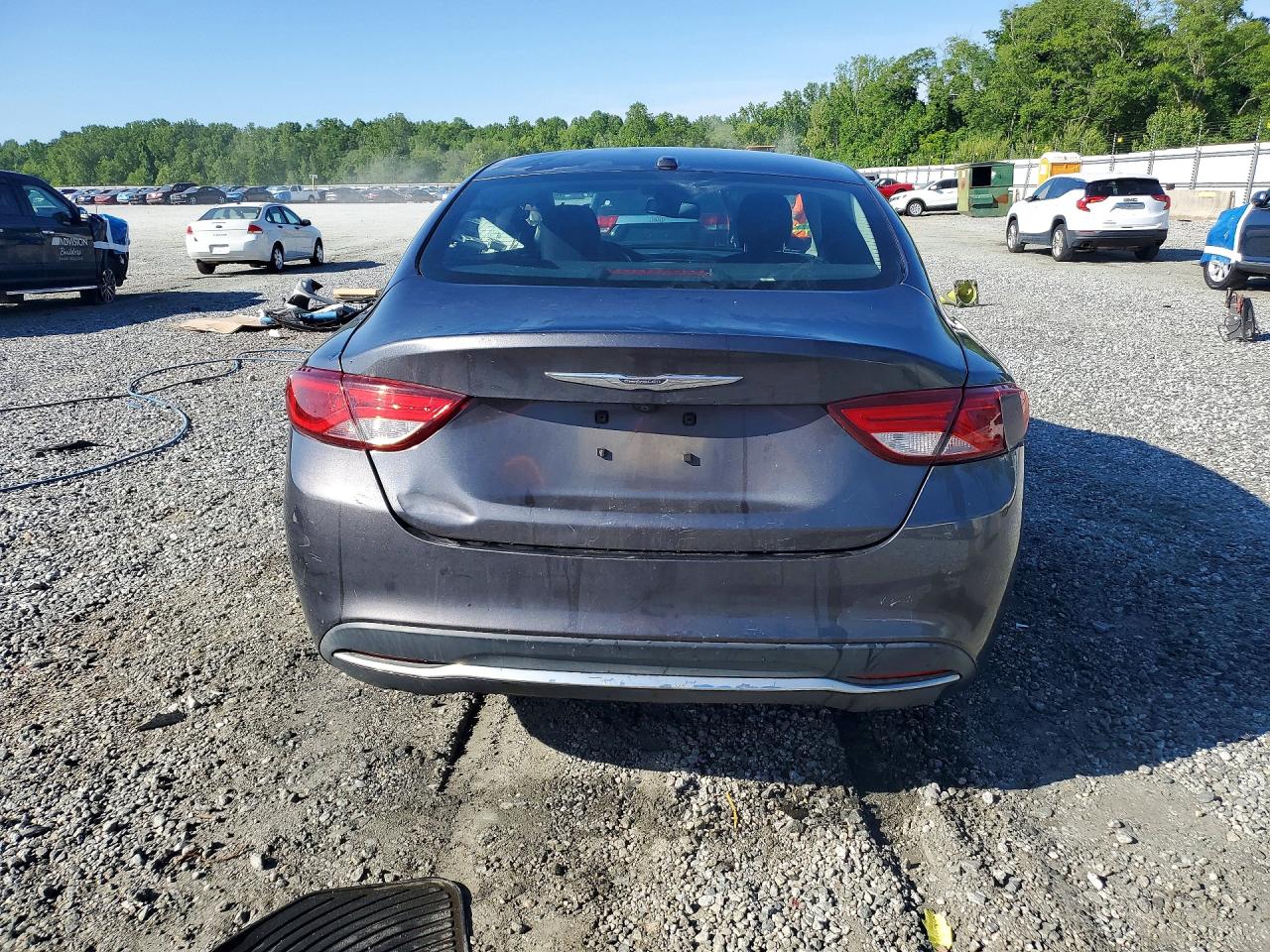 2015 Chrysler 200 Limited Gray vin: 1C3CCCAB8FN595363