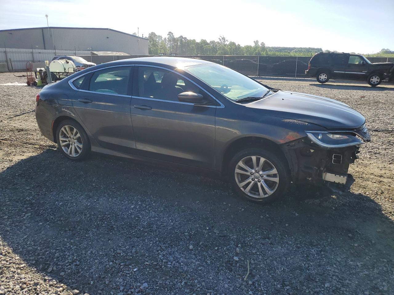 2015 Chrysler 200 Limited Gray vin: 1C3CCCAB8FN595363
