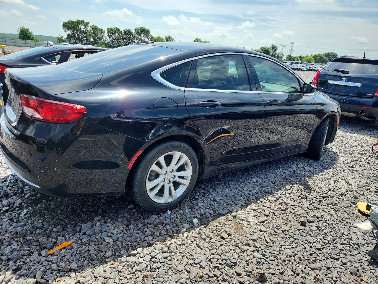 2015 Chrysler 200 Limited Black vin: 1C3CCCAB8FN621301