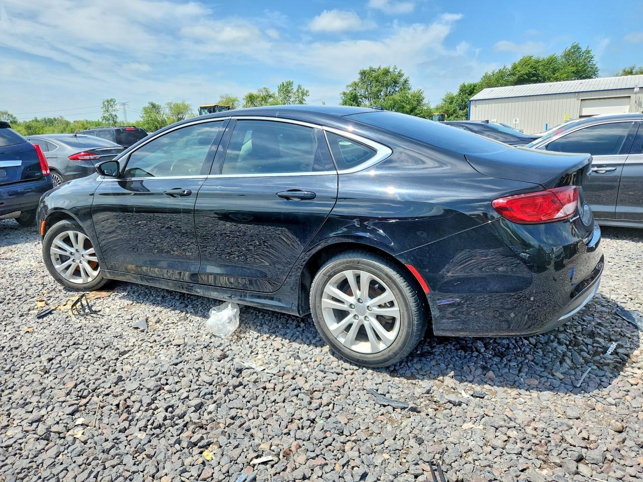2015 Chrysler 200 Limited Black vin: 1C3CCCAB8FN621301