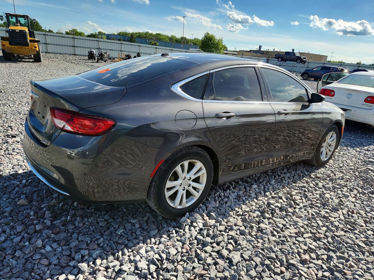 2015 Chrysler 200 Limited Gray vin: 1C3CCCAB8FN631066