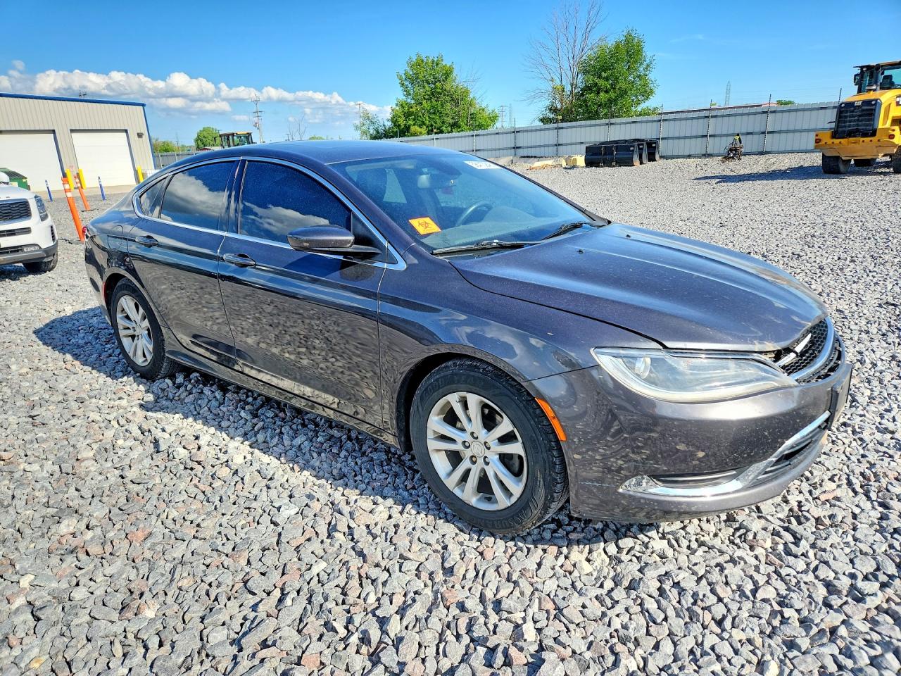 2015 Chrysler 200 Limited Gray vin: 1C3CCCAB8FN631066